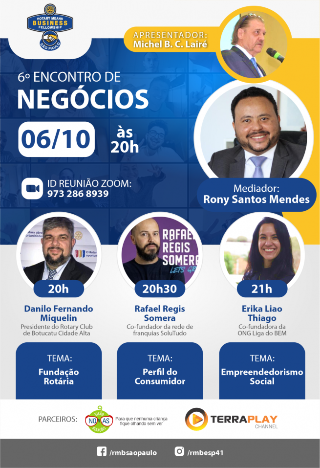 6º ENCONTRO DE NEGÓCIOS | 06/10/2020
